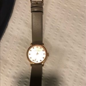 Marc Jacobs Watch. Gray leather band
